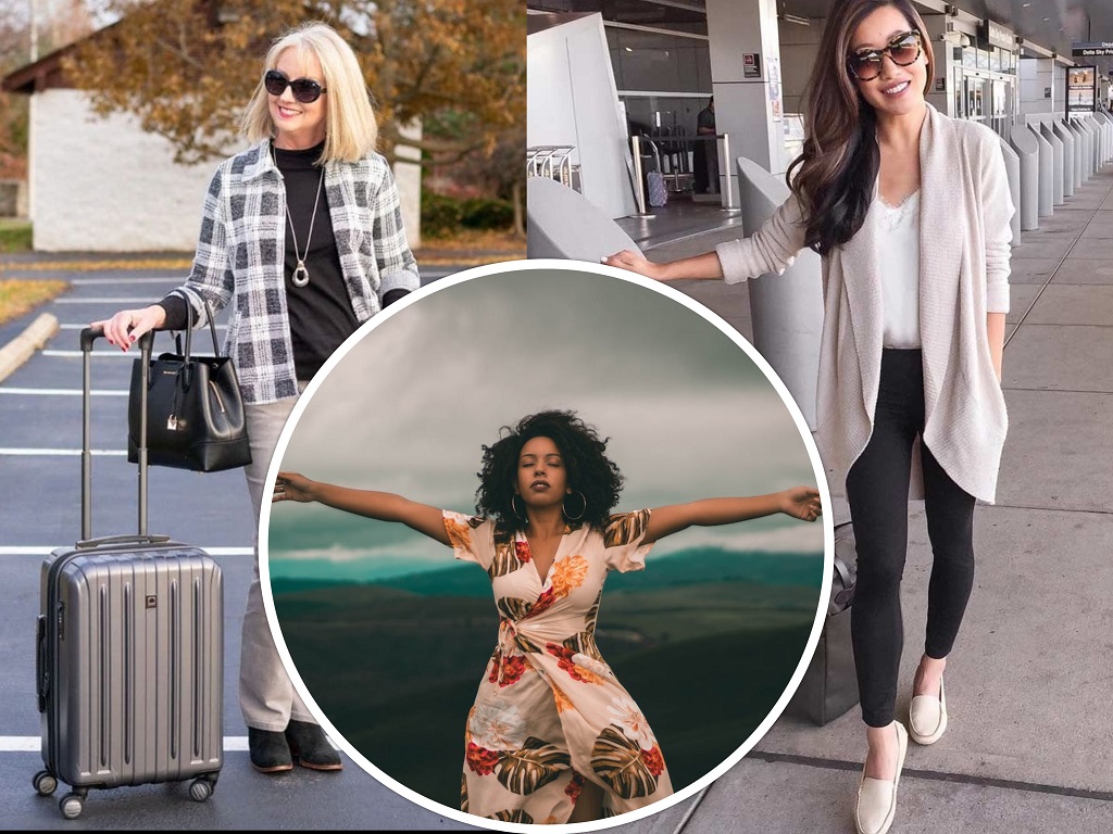 Dress comfortably for the flight