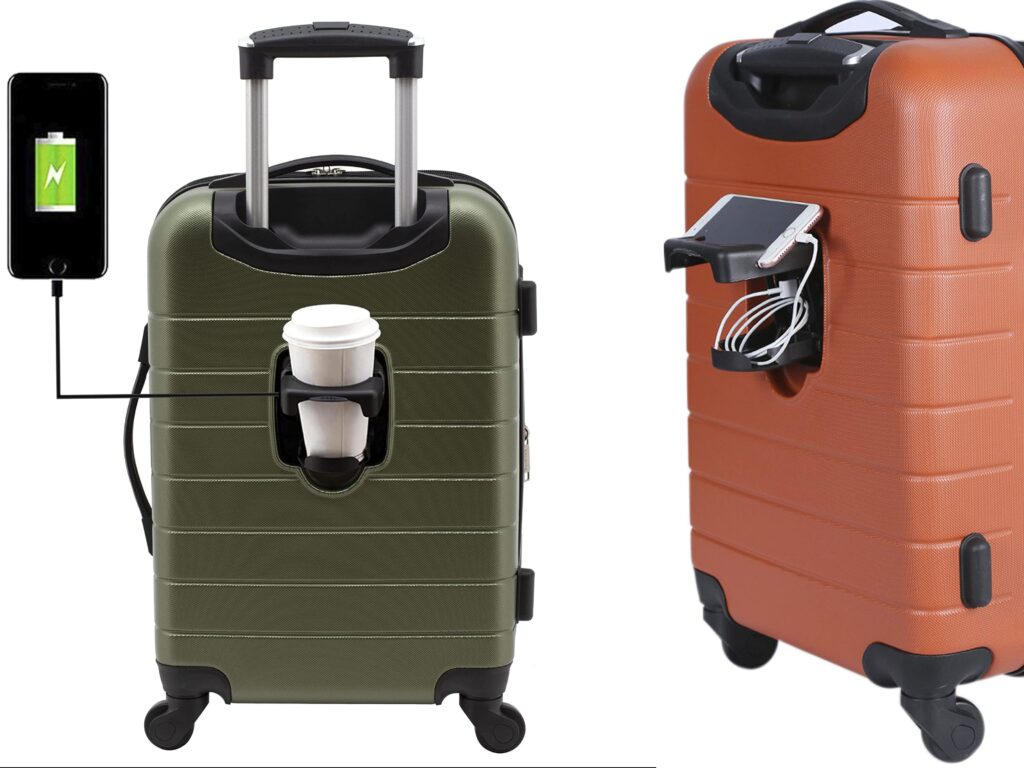 Smart travel bags with USB charging ports and built-in power banks