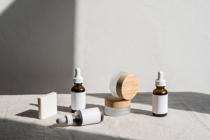 Minimalist skincare products suitable for mild and transitional weather