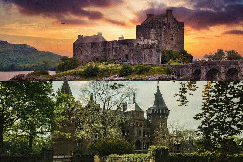 Ancient haunted castles across Asia and the Pacific with mysterious vibes